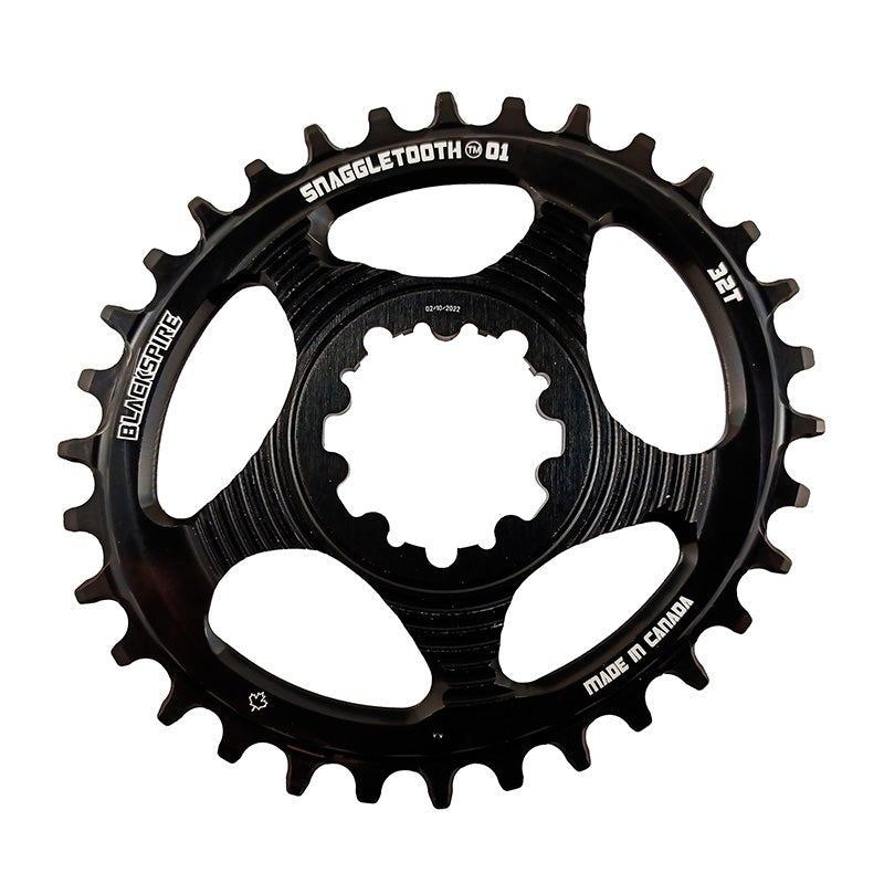 Compatible with *SRAM Direct Mount Narrow/Wide Oval Snaggletooth Chainring