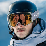 Crossroads™ – Sand-Copper ski goggles with additional lens