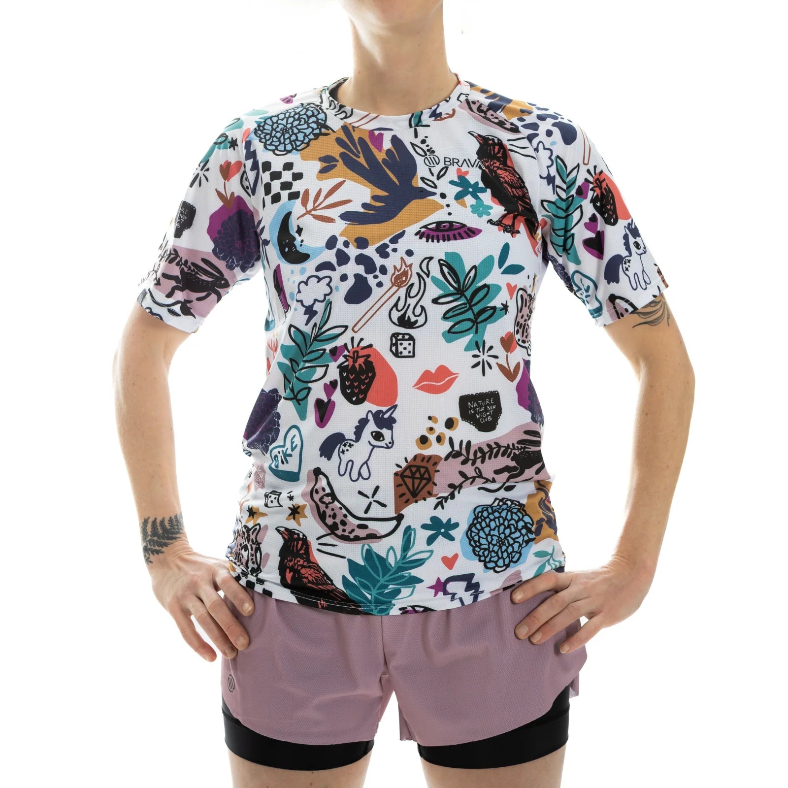Maillot vélo femme BRAVA Mesh manches courtes