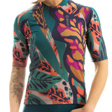 Maillot vélo femme BRAVA sans fermeture éclair