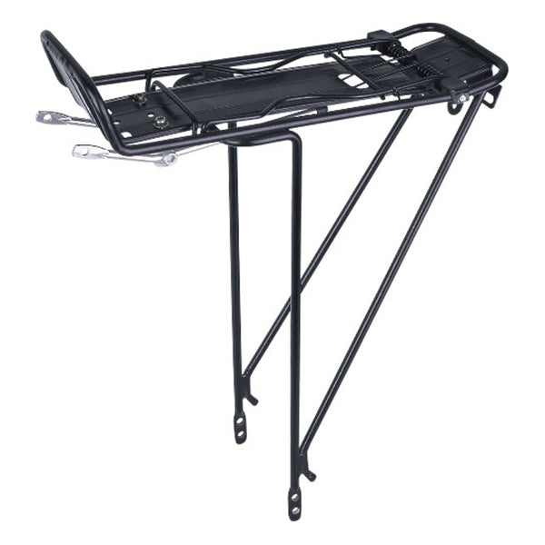 Luggage rack with spring