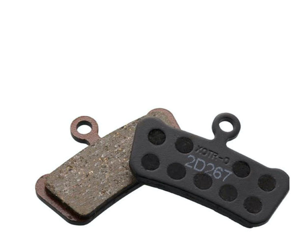 Organic disc brake pads