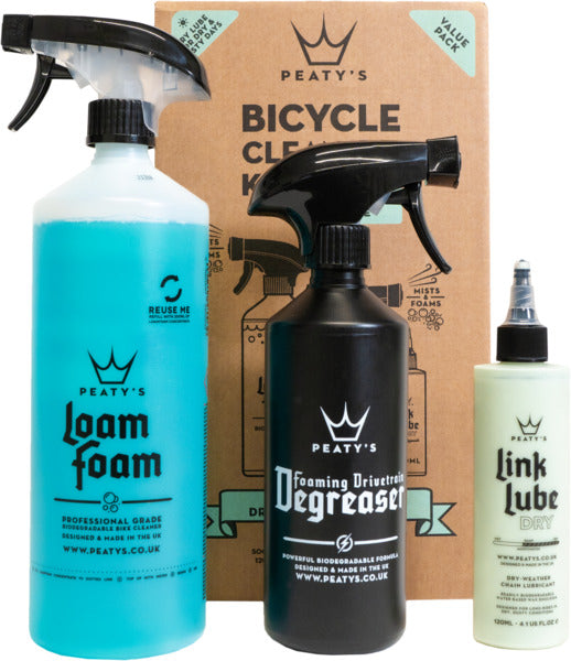 STARTER KIT WITH CLEANER, DEGREASER AND LUBRICANT