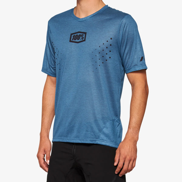T-shirt airmatic mesh bleu