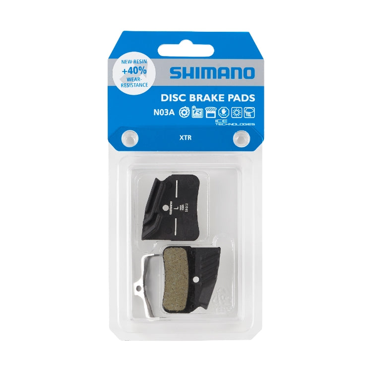SHIMANO DISC BRAKE PADS IN RESIN WITH SPOILER N03A